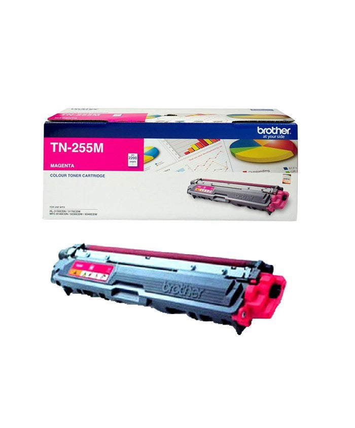Brother TN-255M - MAGENTA HIGH YIELD TONER CARTRIDGE TO SUIT HL-3150CDN/3170CDW/MFC-9140CDN/9330CDW/9335CDW/9340CDW /DCP-9015CDW (2,200 Pages) Brother TN-255M - MAGENTA HIGH YIELD TONER CARTRIDGE TO SUIT HL-3150CDN/3170CDW/MFC-9140CDN/9330CDW/9335CDW/9340CDW /DCP-9015CDW (2,200 Pages)